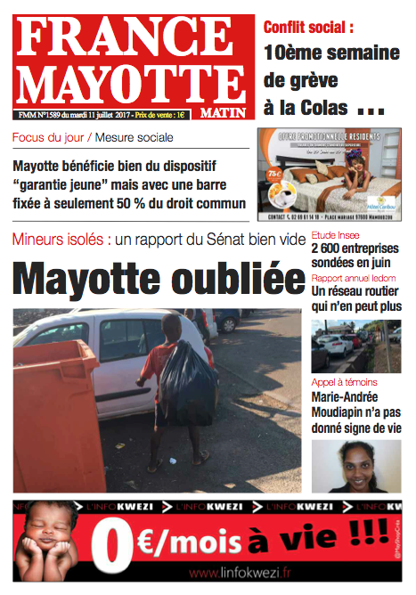 France Mayotte Mardi 11 juillet 2017