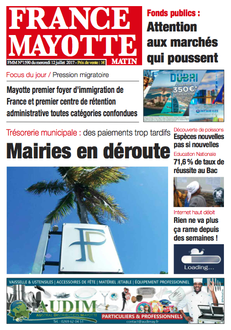 France Mayotte Mercredi 12 juillet 2017