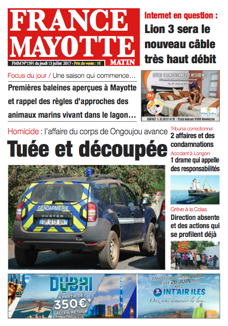France Mayotte Jeudi 13 juillet 2017
