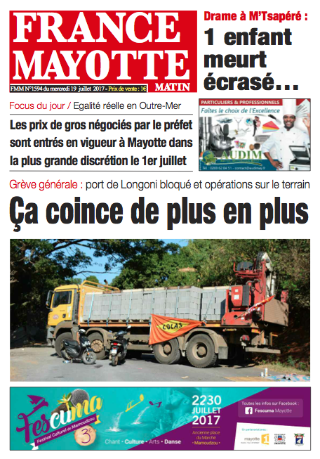 France Mayotte Mercredi 19 juillet 2017