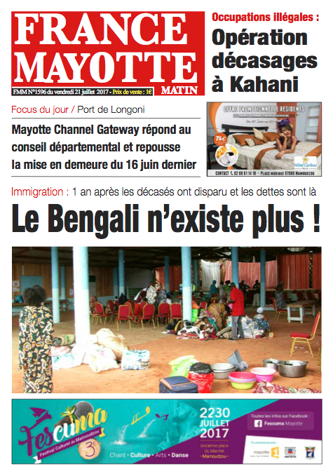 France Mayotte Vendredi 21 juillet 2017