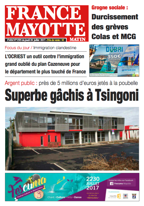 France Mayotte Jeudi 20 juillet 2017