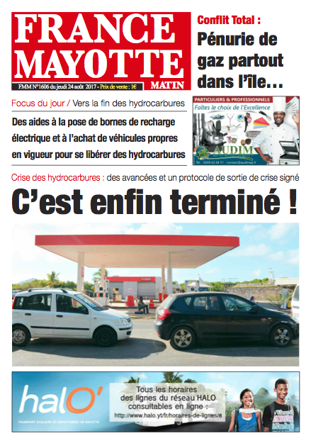 France Mayotte Jeudi 24 août 2017
