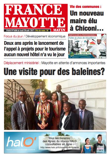 France Mayotte Lundi 28 août 2017