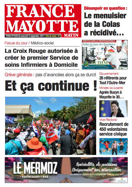 France Mayotte Mercredi 13 septembre 2017