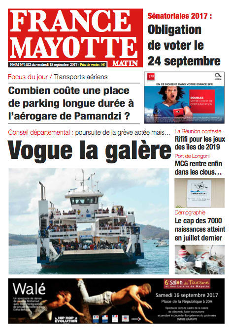 France Mayotte Vendredi 15 septembre 2017