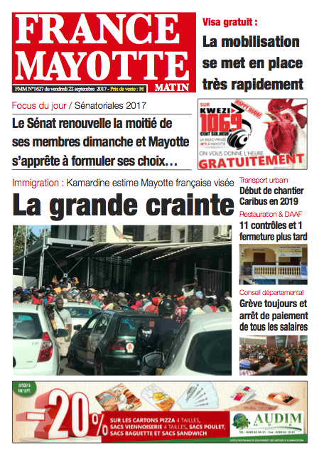 France Mayotte Vendredi 22 septembre 2017