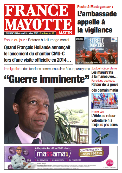 France Mayotte Lundi 9 octobre 2017