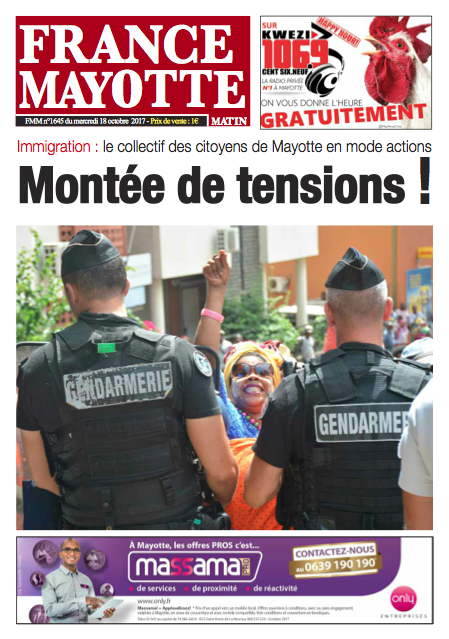 France Mayotte Mercredi 18 octobre 2017
