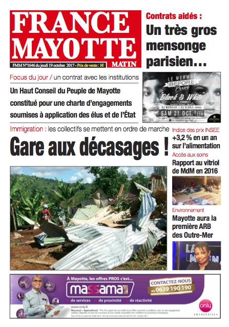 France Mayotte Jeudi 19 octobre 2017