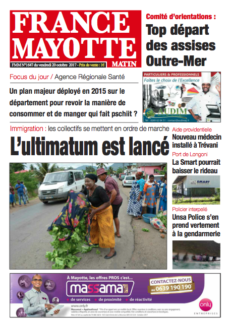 France Mayotte Vendredi 20 octobre 2017