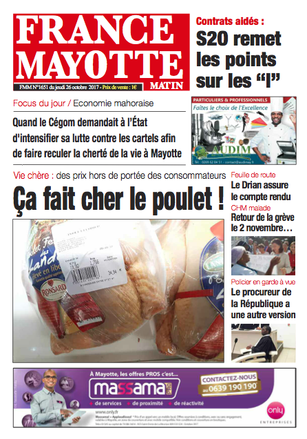 France Mayotte Jeudi 26 octobre 2017