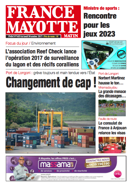France Mayotte Lundi 30 octobre 2017