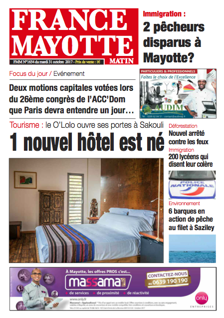 France Mayotte Mardi 31 octobre 2017