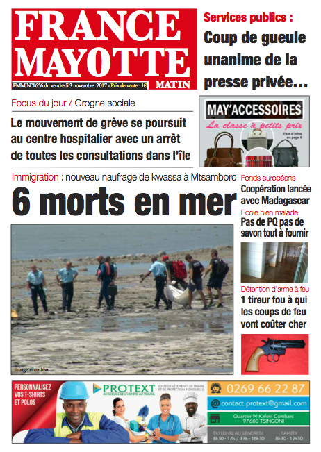 France Mayotte Vendredi 3 novembre 2017