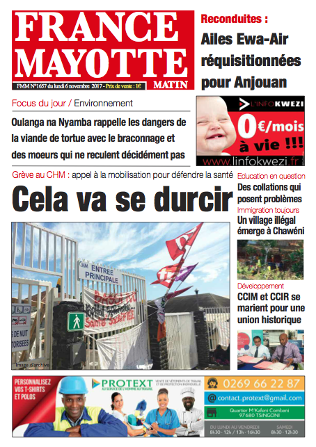 France Mayotte Lundi 6 novembre 2017