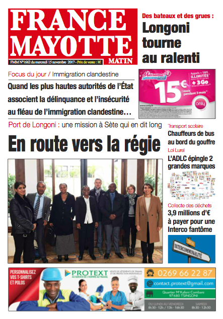 France Mayotte Mercredi 15 novembre 2017