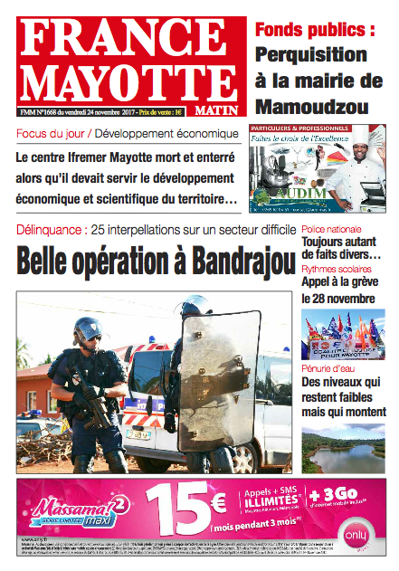France Mayotte Vendredi 24 novembre 2017