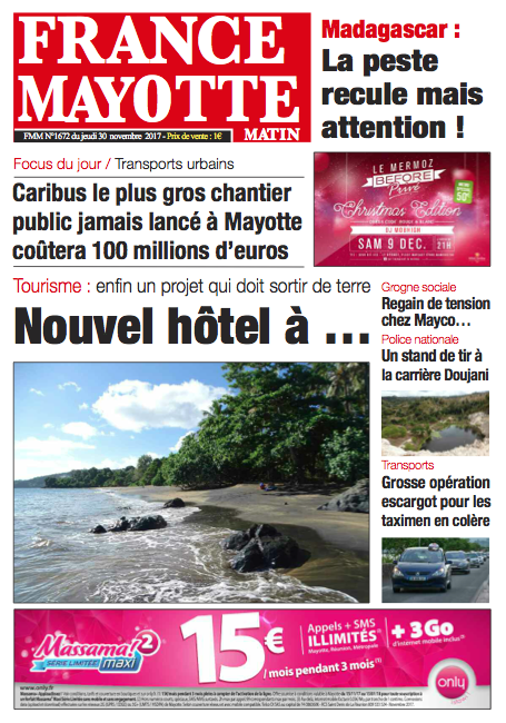 France Mayotte Jeudi 30 novembre 2017