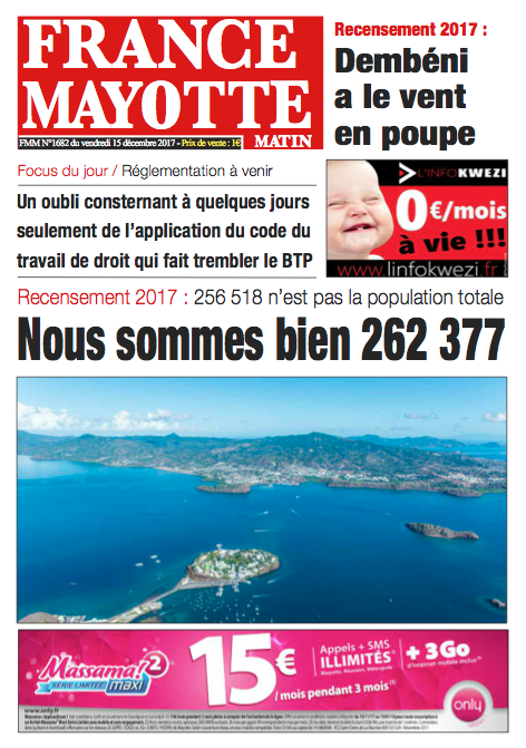France Mayotte Vendredi 15 décembre 2017