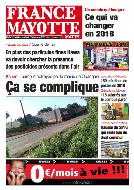 France Mayotte Vendredi 22 décembre 2017