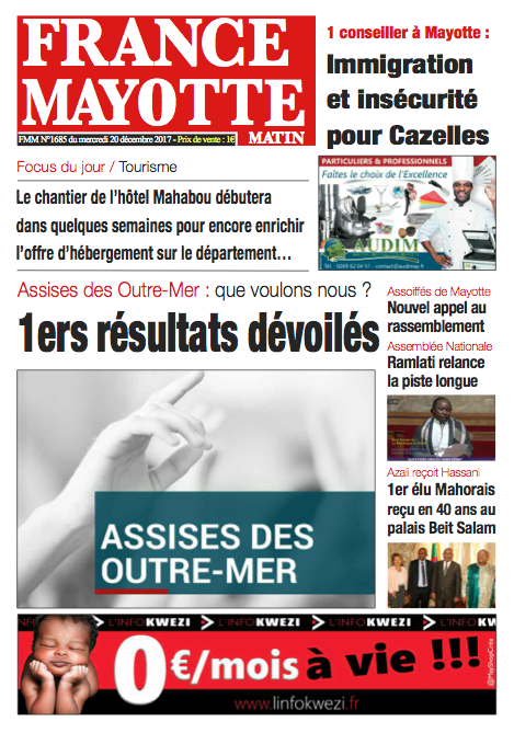 France Mayotte Mercredi 20 décembre 2017