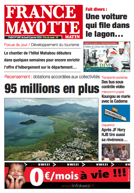 France Mayotte Lundi 8 janvier 2018