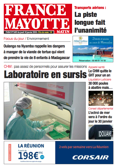 France Mayotte Jeudi 18 janvier 2018