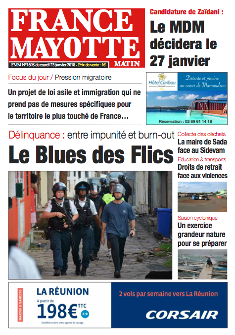 France Mayotte Mardi 23 janvier 2018