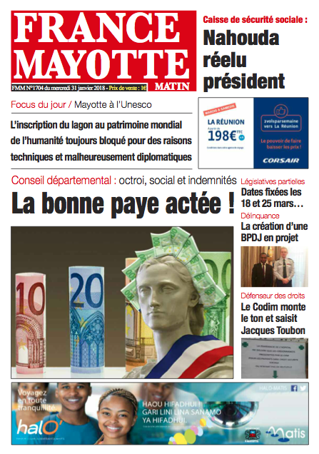 France Mayotte Mercredi 31 janvier 2018