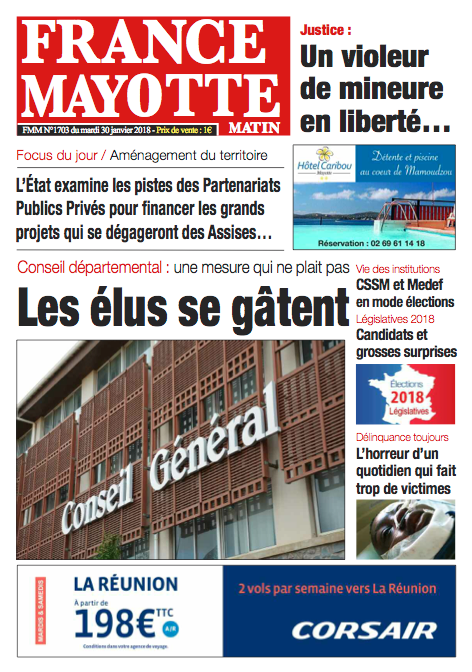 France Mayotte Mardi 30 janvier 2018