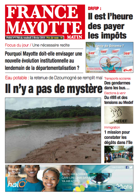 France Mayotte Vendredi 2 février 2018