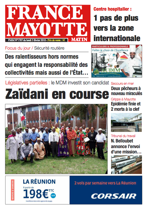 France Mayotte Lundi 5 février 2018