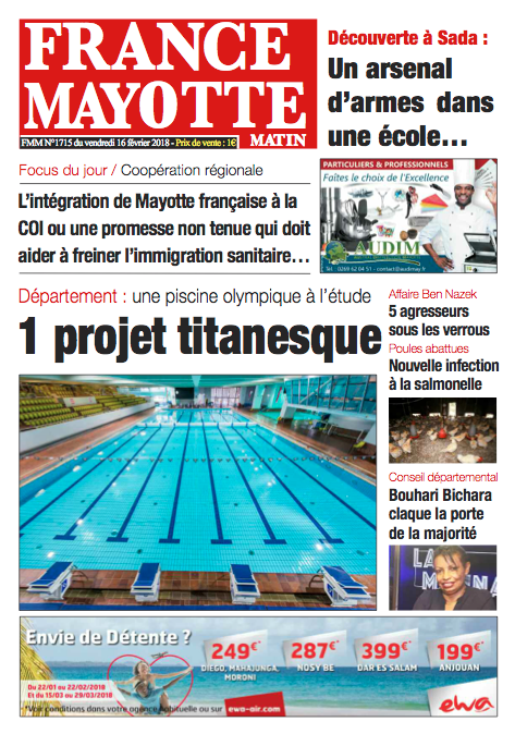 France Mayotte Vendredi 16 février 2018