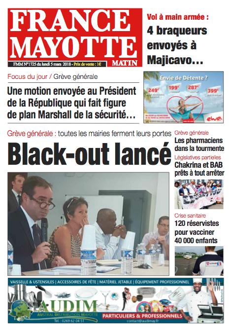 France Mayotte Lundi 5 mars 2018