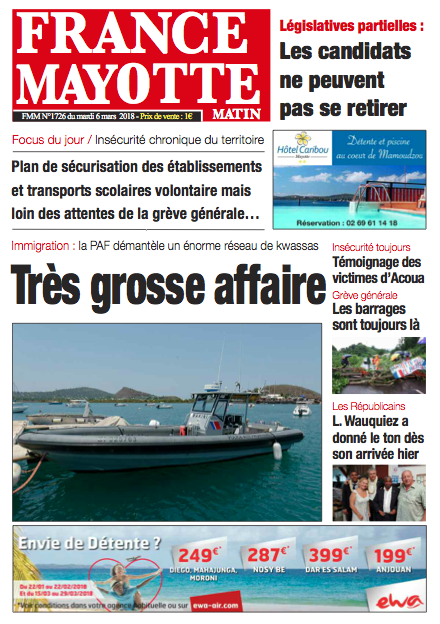 France Mayotte Mardi 6 mars 2018
