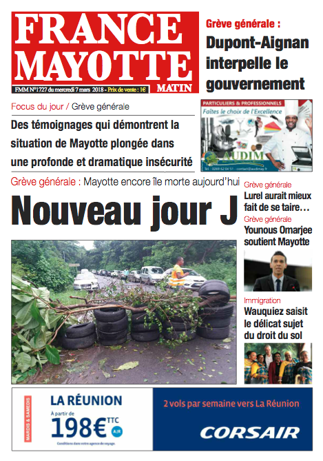 France Mayotte Mercredi 7 mars 2018