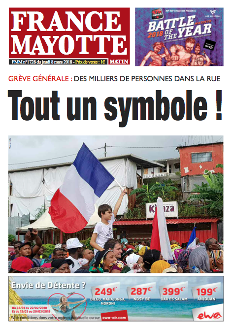 France Mayotte Jeudi 8 mars 2018