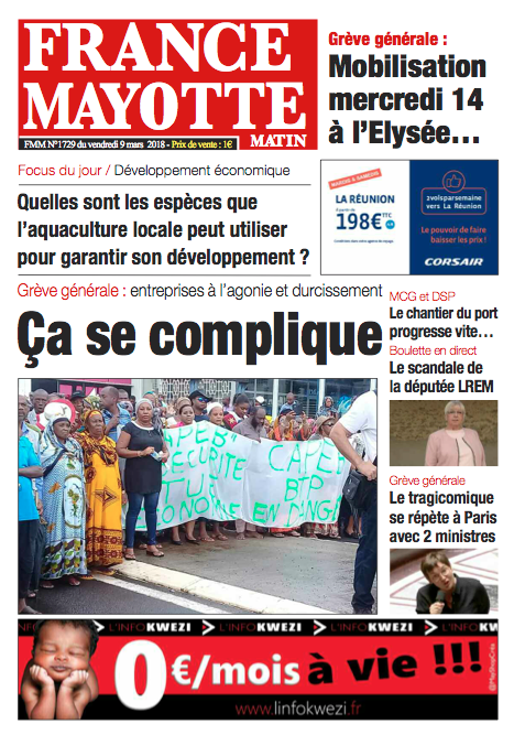 France Mayotte Vendredi 9 mars 2018