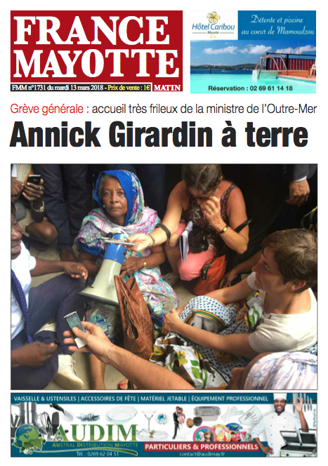 France Mayotte Mardi 13 mars 2018