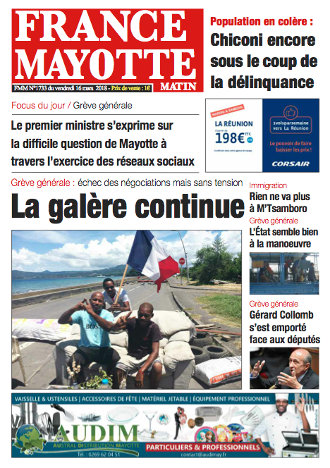 France Mayotte Vendredi 16 mars 2018
