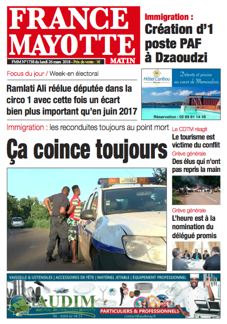 France Mayotte Lundi 26 mars 2018