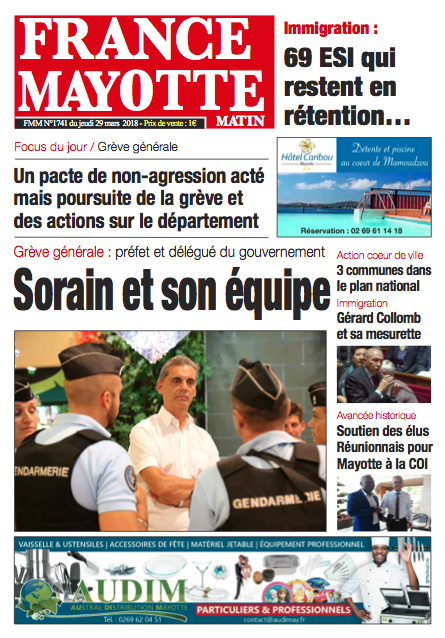 France Mayotte Jeudi 29 mars 2018