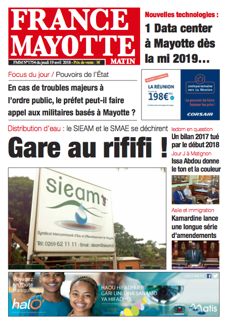 France Mayotte Jeudi 19 avril 2018