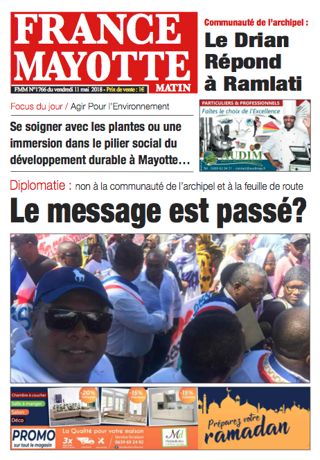 France Mayotte Vendredi 11 mai 2018