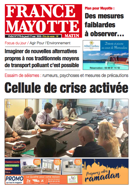 France Mayotte Jeudi 17 mai 2018