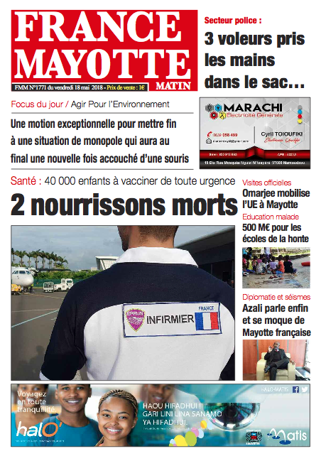 France Mayotte Vendredi 18 mai 2018
