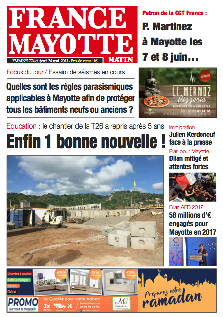 France Mayotte Jeudi 24 mai 2018