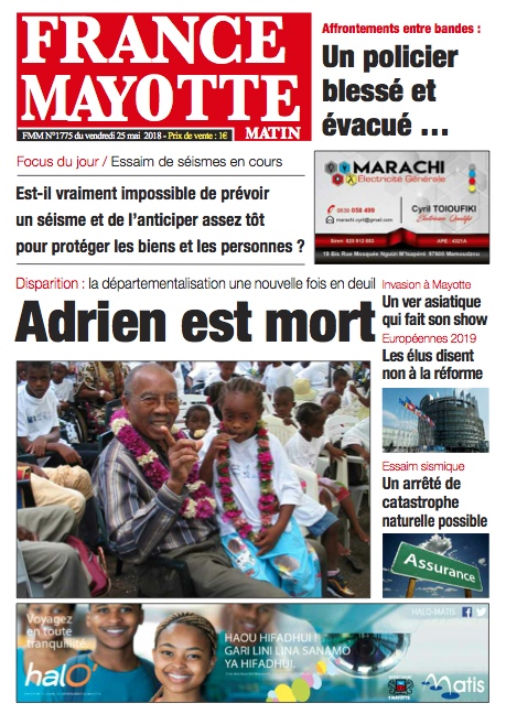 France Mayotte Vendredi 25 mai 2018