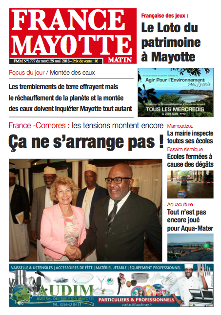 France Mayotte Mardi 29 mai 2018
